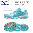 MIZUNO ミズノ バドミントン シューズWAVE CLAW 2 FIT 71GA211711日本バドミントン協会審査合格品