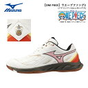 【ONE PIECE】MIZUNO ミズノ バドミントン シューズWAVE FANG 2 71GA241332 日本バドミントン協会審査合格品