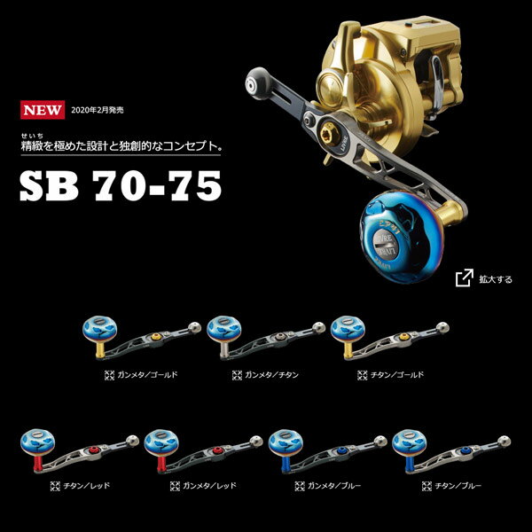 楽天プロショップケイズ楽天市場店メガテック リブレ ハンドル SB 70-75 ダイワ 左巻き用 【送料無料】【お取り寄せ対応商品】