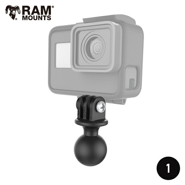 キサカ 1インチボール GoPro対応 アクションカメラアダプター RAP-B-202U-GOP1 品番:620251 【メール便NG】【お取り寄せ対応商品】