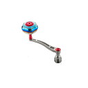 リブレ ハンドル パワーアーム98 シマノ 左巻き用 18000~20000サイズ 98mm 103.7g #チタン&レッド 【送料無料】【お取り寄せ対応商品】