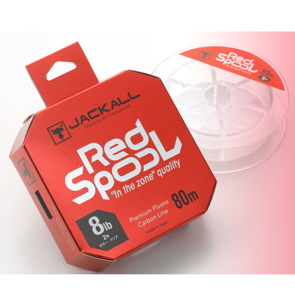 ジャッカル レッドスプール パッケージリニューアルモデル 3lb.(0.8号) 80m巻【メール便NG】
