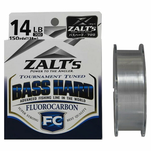 ラインシステム ザルツ バス ハード フロロカーボンライン 6lb. 150yds(138m) 比重1.78 ラインカラー ..