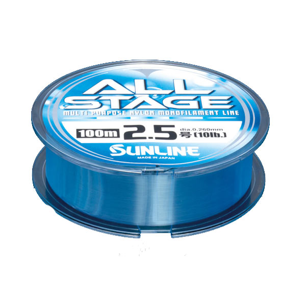 サンライン オールステージ #レザーブルー #150m単品 #3号