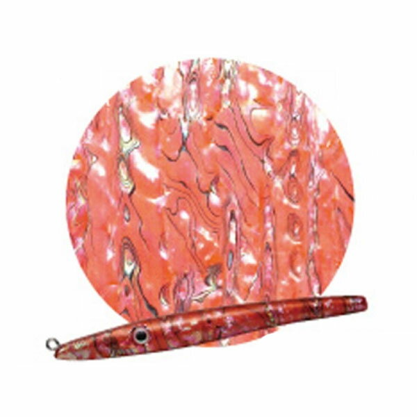 アワビ本舗 アワビシート 小判 約34mm×140mm #ニュージーランド/レッド【メール便OK】