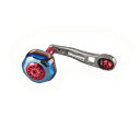 リブレ LB 80-85 M8(シマノ/ダイワ300番〜) センターナット左用 70.0g #チタン/レッド 【送料無料!】【リールカスタムパーツ】【カスタムハ...