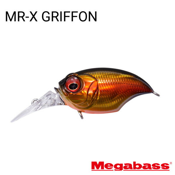 メガバス MR-X グリフォン 全長43mm 自重1/4oz.(7g) フローティング #霞マジック 【メール便OK】【お取り寄せ対応商品】