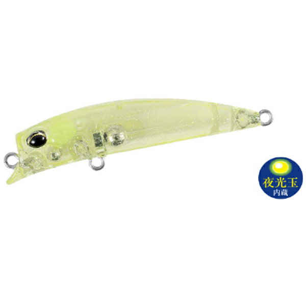 テトラワークス フラフラ 48mm 2.3g スローシンキング #GTライトイエロー【メール便OK】