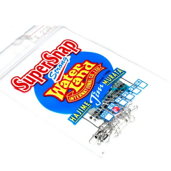 ウォーターランド スーパースナップ サイズ #0 カラー シルバー 【メール便OK】【お取り寄せ対応商品】