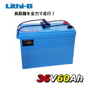 リチビー(Lithi-B) リチウムバッテリー 36V60Ah LiFePO4 (リン酸鉄リチウムイオンバッテリー) 【送料無料】