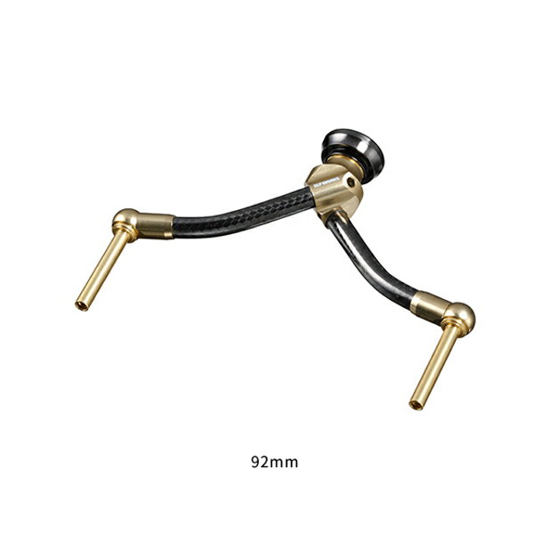 SLPワークス カーボンライトダブルハンドル ゴールド 92mm LT1000〜5000-Cサイズ RCS1000〜3000サイズ..