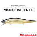 メガバス VISION ONETEN(ビジョンワンテン) SR 全長110.5mm 自重1/2oz. スローフローティング #09.M.シャンパンキンクロ 【メ...