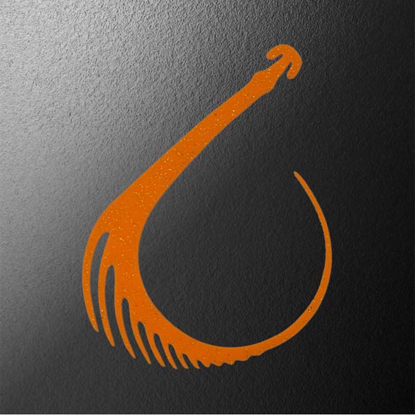 松岡スペシャル ギザバイト 120mm 1枚入 #オレンジ【メール便OK】