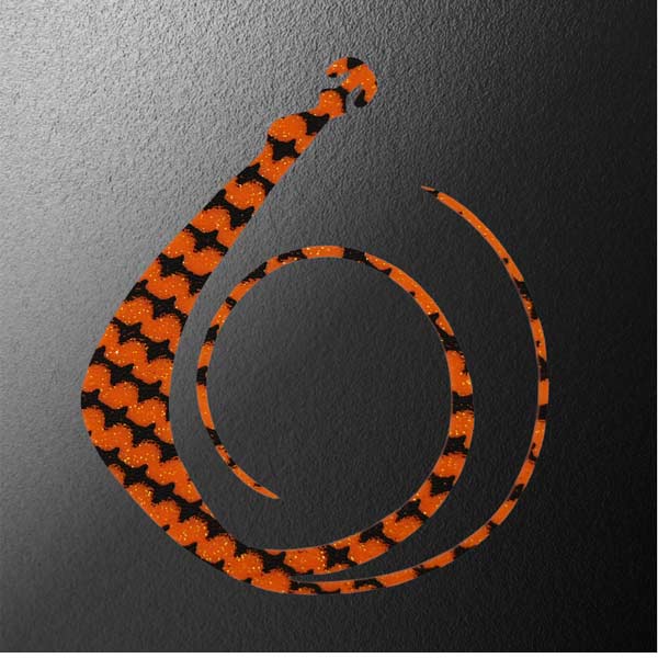 松岡スペシャル メガ無限 W 185 185mm 1枚入 #ゼブラオレンジ【メール便OK】