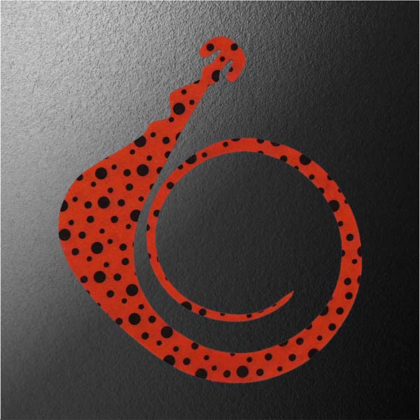 松岡スペシャル ネクスト無限 120mm 1枚入 #ドット濃いオレンジ【メール便OK】