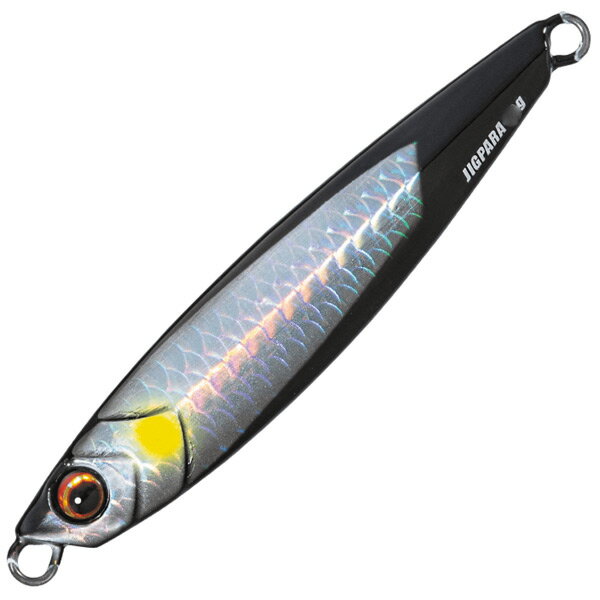 メジャークラフト ジグパラ ショート 20g #59 エッジブラックシルバー【メール便OK】