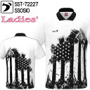 ソシオ ボウリングウェア SST-72227 ネーム無し SS-XL レディース SSOSIO ジップアップシャツ ユニフォーム ボウリング ボウリンググッズ ...