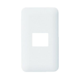 パナソニック 腰高コンセントプレート 1コ用 ラウンド ホワイト WTF7051W