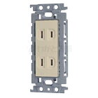パナソニック コスモシリーズワイド21 埋込ダブルコンセント 絶縁取付枠付 15A 125V ベージュ WTF15024FK