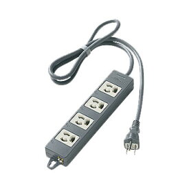 パナソニック OAタップ 接地抜け止めコンセント 4コ口 マグネット付 コード長1m 15A 125V ブラック WCH2414B