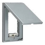 パナソニック コスモシリーズワイド21 防滴プレート 金属製 スイッチ1連用 取付枠付 WTC7801K