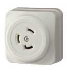 パナソニック 引掛露出コンセント 接地 2P 30A 250V ミルキーホワイト WK2330W