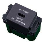 パナソニック　アドバンスシリーズ 埋込充電用USB-Cコンセント 18W マットグレー　WN14841MH