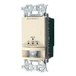 パナソニック トイレ壁取付 熱線センサ付自動スイッチ 換気扇連動機能・ほんのり点灯モード・消灯お知らせ機能付 マットベージュ WTA1274FK