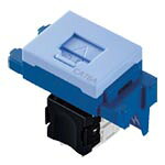 パナソニック ぐっとすシリーズ情報モジュラジャック CAT6A 埋込型 ブルー NR3180L