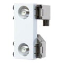 パナソニック 埋込高シールドテレビコンセント2端子 送り配線用(電流通過形) (10〜3224MHz) ホワイト WCS4821W