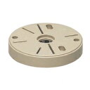 未来工業 ポリ台 照明器具取付用プラスチック絶縁台 丸型 外寸φ150×20mm ベージュ POW-150J