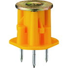 未来工業 NK-3Y カラーヘッダーインサート（型枠用）黄色 3分ボルト用 50個入