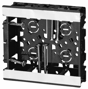 未来工業 浅形スライドボックス アルミ箔付 2ヶ用 SBS-W　1箱10個入