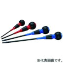 未来工業 電工ドライバー(-) Eタイプ 磁気入ビット φ5×75mm 全長166mm DRM-75E(4)
