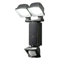 OPTEX(オプテックス) EL-202L LEDセンサーライト 調光・2灯タイプ LEDクールホワイト色 本体ブラック
