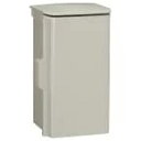 日東工業 プラボックス 屋根付 ABS樹脂製 ベージュ色 ヨコ150×タテ250×フカサ120 OP12-1525BA