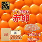 【常温便】アイ杉原の赤卵 50個 生卵40個＋破損保証10個 徳島県知事認定 とくしま特選ブランド認定品 この卵ハマります！ 徳島県産 朝採り 産みたて 農場直送 ギフト お取り寄せ 詰め合せ 御中元 御歳暮 母の日 父の日