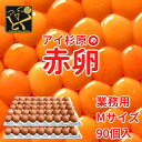 【常温便】業務用 Mサイズ アイ杉原の赤卵 90個 生卵70個＋破損保証20個 徳島県知事認定 とくしま特選ブランド認定品 この卵ハマります 徳島県産 朝採り 産みたて 農場直送 ギフト お取り寄せ …