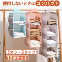 【楽天1位】【2冠獲得】 吊り下げ収納 吊り下げ ラック 折りたたみ クローゼット 衣類 2段 3段 4段 ハンガー 収納 カゴ かご 衣類収納 収納ボックス 収納ケース 収納棚 タオル マスク ズボン シャツ 下着