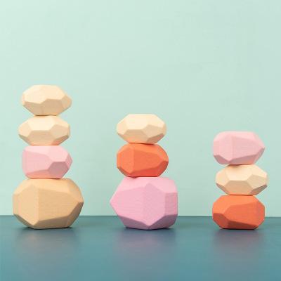 樂天商城 - 積み木 積み石 ストーン 木製 ウッドブロック 木育 つみき 天然木 子供 知育玩具 積木 木のおもちゃ 玩具 知育 誕生日 ギフト プレゼン