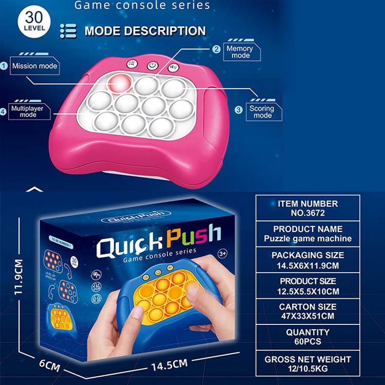 プロスパープラスの電動 触覚遊び 多動症 プッシュポップ 光る 知育 スクイーズ 子供 おもちゃ 玩具 玩具 キーホルダー バブル 音楽付き 自閉症 ゲーム フ｜アングル3