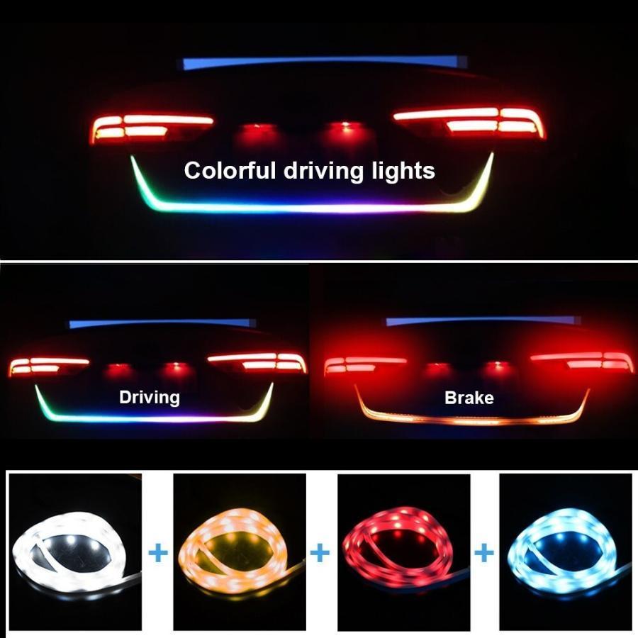 Rakuten - 【楽天スーパーセール】流れるウインカーLEDテープライト シーケンシャルウインカー トランク ブレーキライト連動 流れるウィンカー連動 1SALE