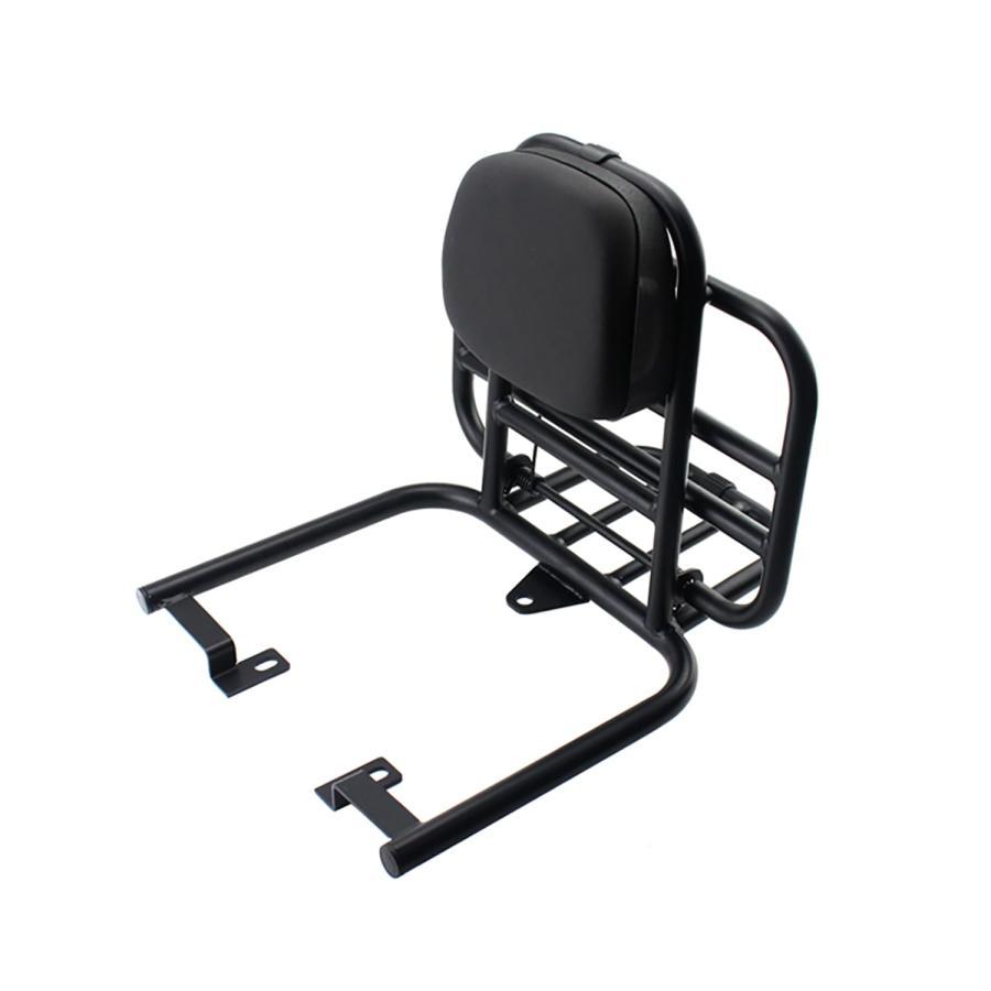 Rakuten - バイク バックレスト リアキャリア付き クロスカブ Cross Cub 50/110 専用 折りたたみ式 荷物ラック 背もたれ CC50/CC110 アクセサリー