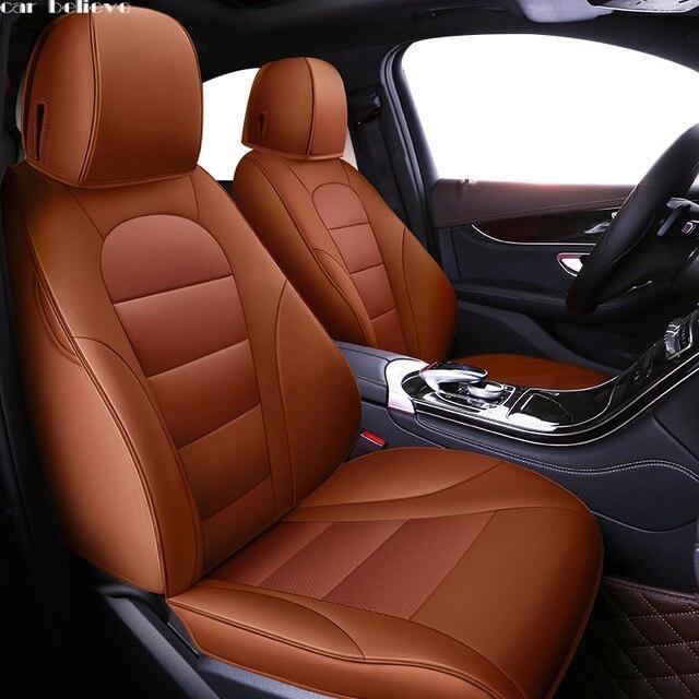 Rakuten - 【楽天スーパーセール】メルセデスベンツ c w204 w205 PUレザー メッシュ加工 カーシートカバー タイプ フルセット 全6