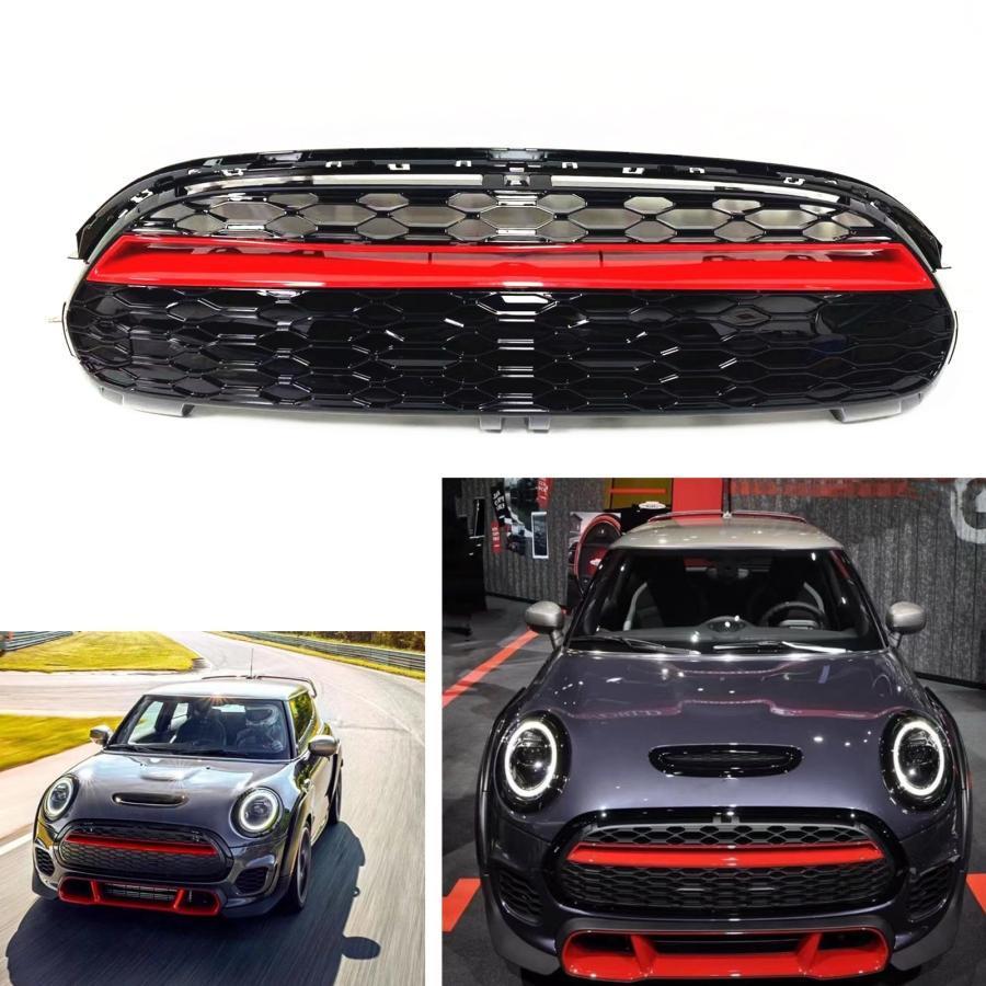 樂天商城 - 【楽天スーパーセール】MINI フロント バンパー グリル エンジンフード メッシュ グリル ブラック BWM ミニ クーパー カブリオレ F55 F56 F57 2014-2021 JCW
