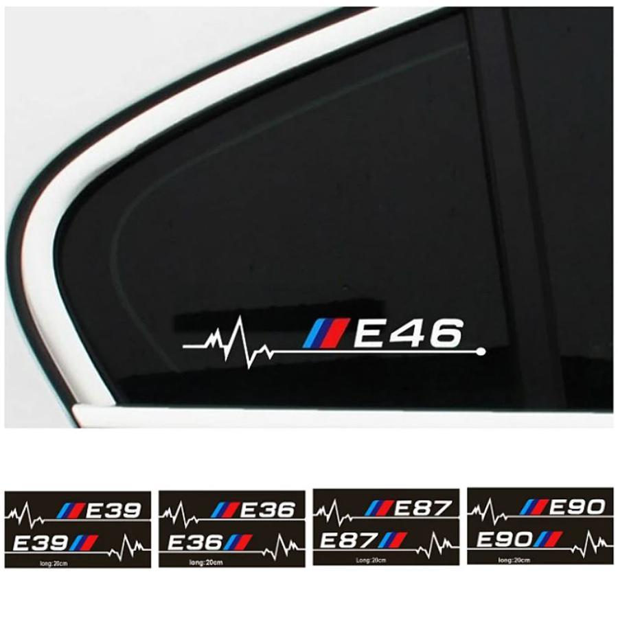 【楽天スーパーセール】ステッカー BMW E30 E34 E36 E39 E46 E60 E87 E90 窓ガラス 2枚