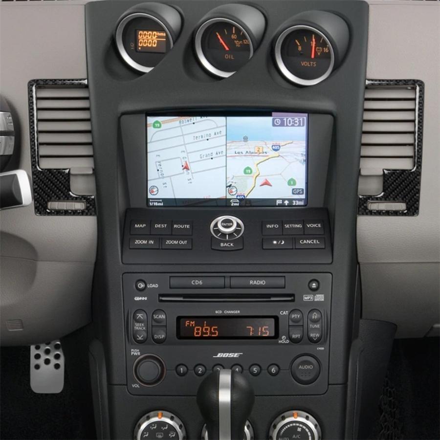 楽天市場】z33 センターパネル （m／c後 純正ナビなし車用） 綾織