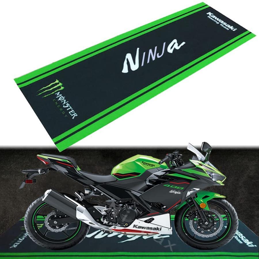 樂天商城 - 【楽天スーパーセール】カワサキニンジャ 250 ZX25R ZX-6R 10R 400 2018 2019 2020 2021モーターサイクルカーマットディスプレイマットZ1000 ニンジャ650 1000s