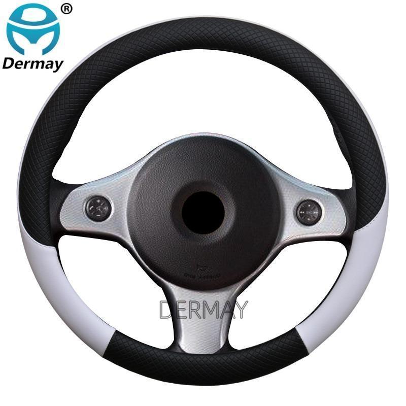 100 DERMAYブランド革ステアリングホイールカバー抗スリップアルファロメオ159 147 156 166ジュリエッタGT水戸自動付属品