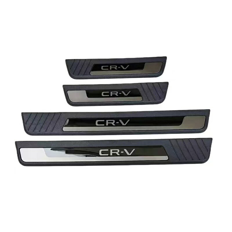 樂天商城 - ホンダ CRV CR-V 2023年 スカッフプレート サイドステップガード サイドステップ ガーニッシュ キズ防止 汚れ防止 外装パーツ 外側 4PCS